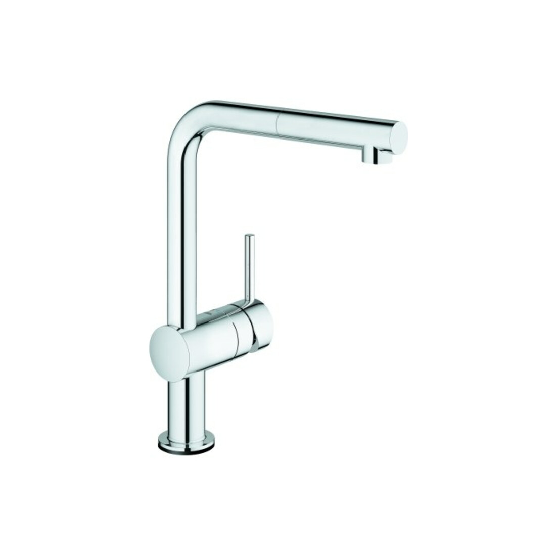 Grohe Minta Touch Mitigeur évier monocommande 1/2", bec L, mousseur extractible, chrome