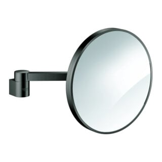 Grohe Miroir cosmétique Selection o Bel, grossissement 7x, fixation adhésive, graphite mat
