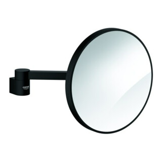 Grohe Miroir cosmétique Selection o Bel, grossissement 7x, fixation adhésive, phantom b