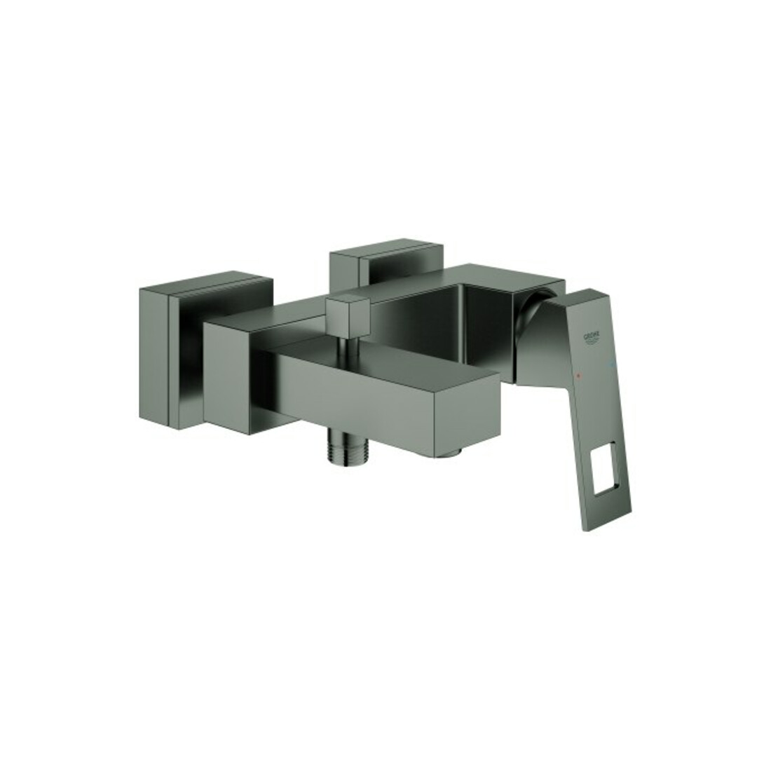 Grohe Mitigeur baignoire Eurocube graphite dur brossé, montage mural