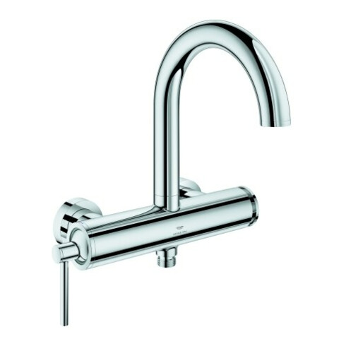 Grohe Mitigeur bain monocommande Atrio 1/2", montage mural, chrome