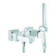 Grohe Mitigeur bain monocommande Eurocube chrome, avec ensemble douche, montage mural-1