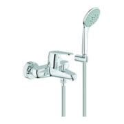 Grohe Mitigeur bain monocommande Eurodisc Cosmopolitan chrome, avec garniture de douche