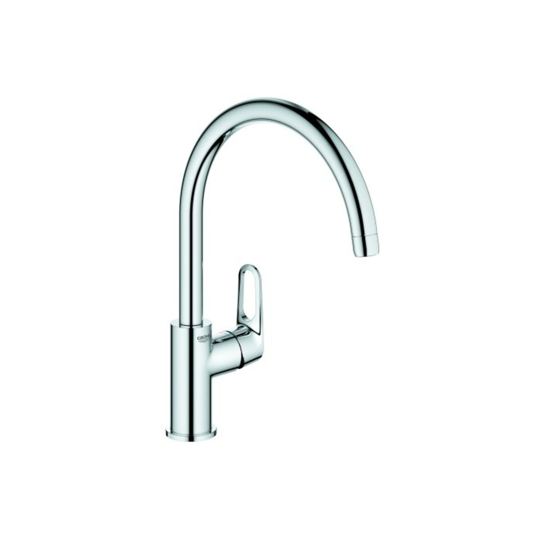 Grohe Mitigeur de cuisine BauFlow 1/2", bec haut, chrome