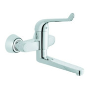 Grohe Mitigeur de lavabo Euroeco Special chromé, bec 25,6 cm, mono-commande sécurité