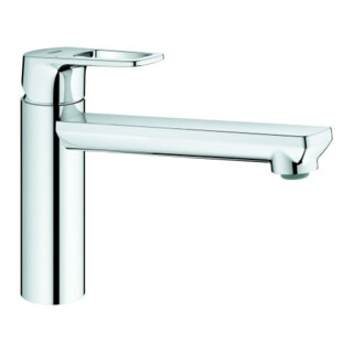 Grohe Mitigeur évier BauLoop 1/2", bec moyen, chrome
