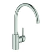 Grohe Mitigeur évier Concetto 1/2", bec haut, supersteel