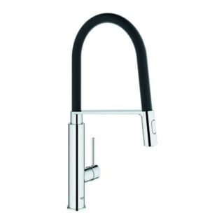 Grohe Mitigeur évier Concetto chrome, douchette professionnelle extractible