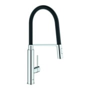 Grohe Mitigeur évier Concetto chrome, douchette professionnelle extractible