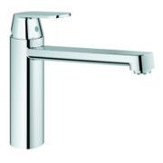Grohe Mitigeur évier Eurosmart Cosmopolitan chrome, basse pression, bec moyen hauteur