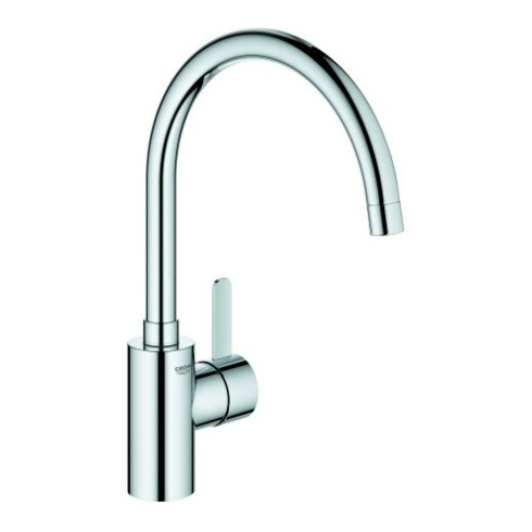 Grohe Mitigeur évier Eurostyle C 1/2", bec haut, EcoJoy 5,7 l/m mousseur, chrome