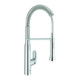 Grohe Mitigeur évier K7 chrome, douchette professionnelle extractible-1