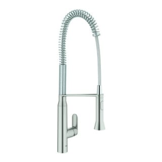 Grohe Mitigeur évier K7 supersteel, douchette professionnelle extractible