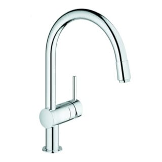 Grohe Mitigeur évier Minta 32918 EcoJoy mousseur extractible chrome