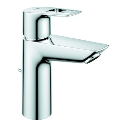 Grohe Mitigeur lavabo BauLoop 1/2", taille M, garniture évacuation plastique, chromé