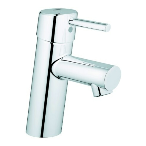 Grohe Mitigeur lavabo Concetto 1/2", S, avec limiteur de température, corps lisse, chrome