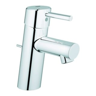 Grohe Mitigeur lavabo Concetto chromé, S, avec garniture vidage, sans limiteur débit