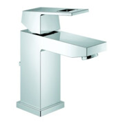 Grohe Mitigeur lavabo Eurocube 1/2", S, avec garniture vidage, levier central chrome