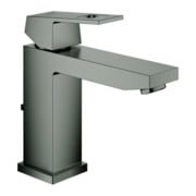 Grohe Mitigeur lavabo Eurocube 1/2", taille M, avec garniture vidage, graphite mat