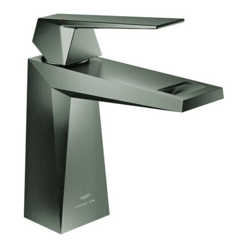 Grohe Mitigeur lavabo monocommande Allure Brilliant 1/2", M, corps lisse, graphite brossé