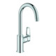 Grohe Mitigeur lavabo monocommande BauLoop 1/2", L, sortie pivotante, chrome brillant-1