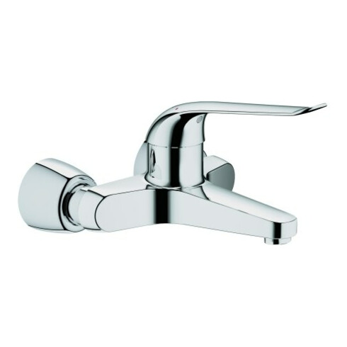Grohe Mitigeur lavabo monocommande Euroeco Special chromé, bec 22,1 cm, raccords en S démontables
