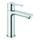 Grohe Mitigeur lavabo monocommande Lineare 1/2", S, corps lisse, garniture vidage poussoir, chrome-1