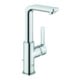Grohe Mitigeur lavabo monocommande Lineare 1/2", taille L, garniture de vidage, chrome-1