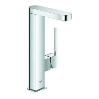 Grohe Mitigeur lavabo monocommande PLUS 1/2", L, corps lisse, garniture vidage push-open, chrome