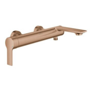 Grohe Mitigeur monocommande baignoire Allure warm sunset brossé, montage mural