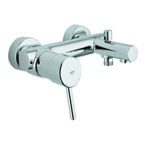 Grohe Mitigeur monocommande baignoire Concetto chrome, montage mural