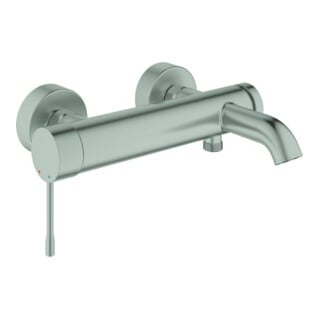 Grohe Mitigeur monocommande baignoire Essence 1/2", montage mural, supersteel