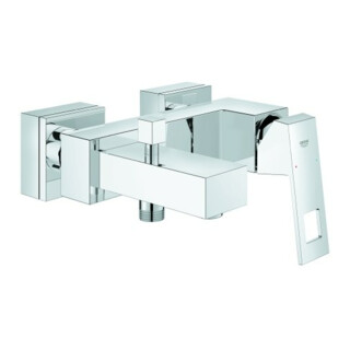 Grohe Mitigeur monocommande baignoire Eurocube chrome, montage mural