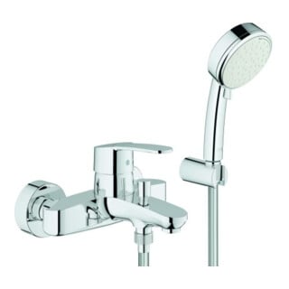 Grohe Mitigeur monocommande baignoire Eurostyle C chrome avec garniture de douche