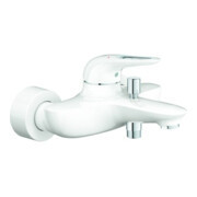 Grohe Mitigeur monocommande baignoire Eurostyle M, mural, levier métal ouvert