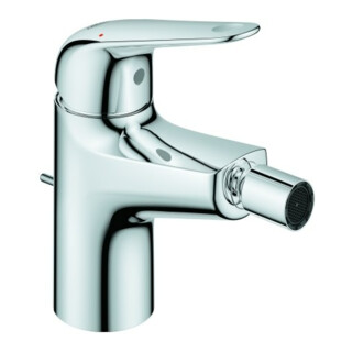 Grohe Mitigeur monocommande bidet Euroeco 1/2", avec garniture de vidage plastique, chrome
