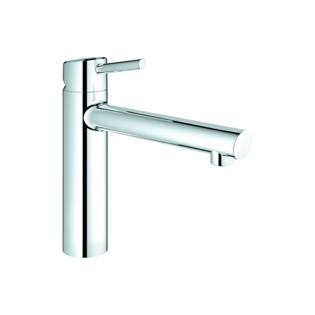 Grohe Mitigeur monocommande Concetto chrome, bec moyen, montage devant fenêtre