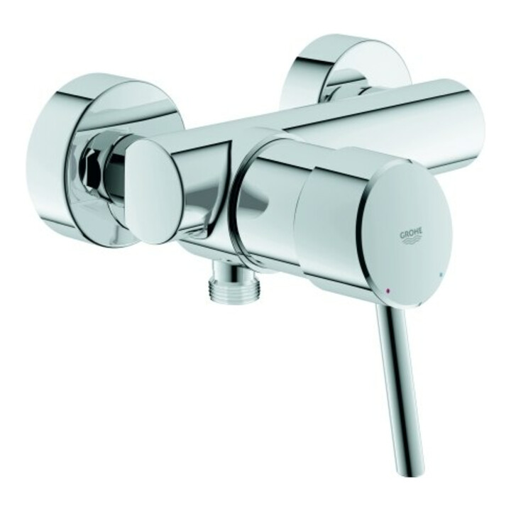 Grohe Mitigeur monocommande Concetto chrome, montage mural