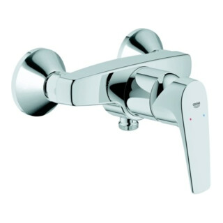 Grohe Mitigeur monocommande de douche BauFlow chromé, montage mural