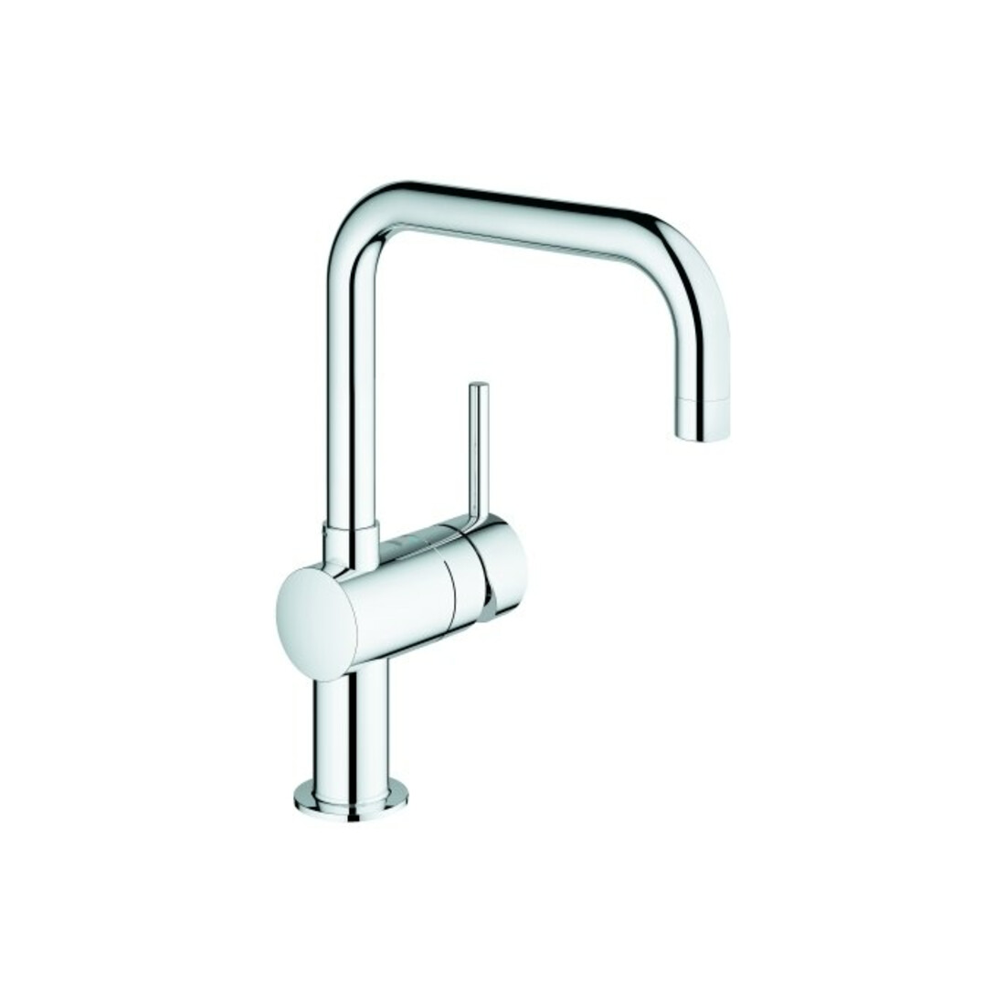 Grohe Mitigeur monocommande d'évier Minta 1/2", bec en U, chrome