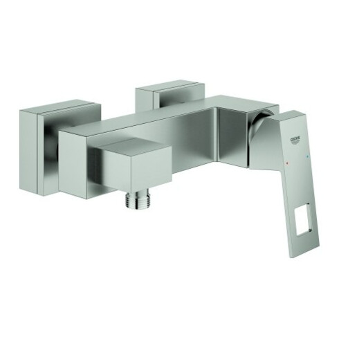 Grohe Mitigeur monocommande Eurocube supersteel, montage mural