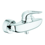 Grohe Mitigeur monocommande Eurostyle chrome, montage mural, poignée métal ouverte-1