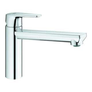 Grohe Mitigeur monocommande évier BauEdge 1/2", bec moyen, chrome