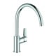 Grohe Mitigeur monocommande évier BauEdge chrome, bec haut pivotant-1