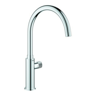 Grohe Mitigeur monocommande évier Blue Pure Mono chrome, bec en C