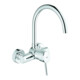 Grohe Mitigeur monocommande évier Concetto chrome, montage mural-1