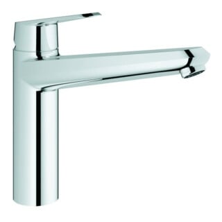 Grohe Mitigeur monocommande évier Eurodisc Cosmopolitan chrome, pivotant, bec moyen hauteur