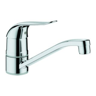 Grohe Mitigeur monocommande évier Euroeco Special chrome, bec pivotant, avec limiteur de température