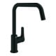 Grohe Mitigeur monocommande évier Eurosmart 1/2", bec haut, noir mat-1