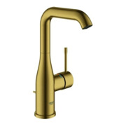 Grohe Mitigeur monocommande lavabo Essence C sunr doré, taille L, avec garniture de vidage